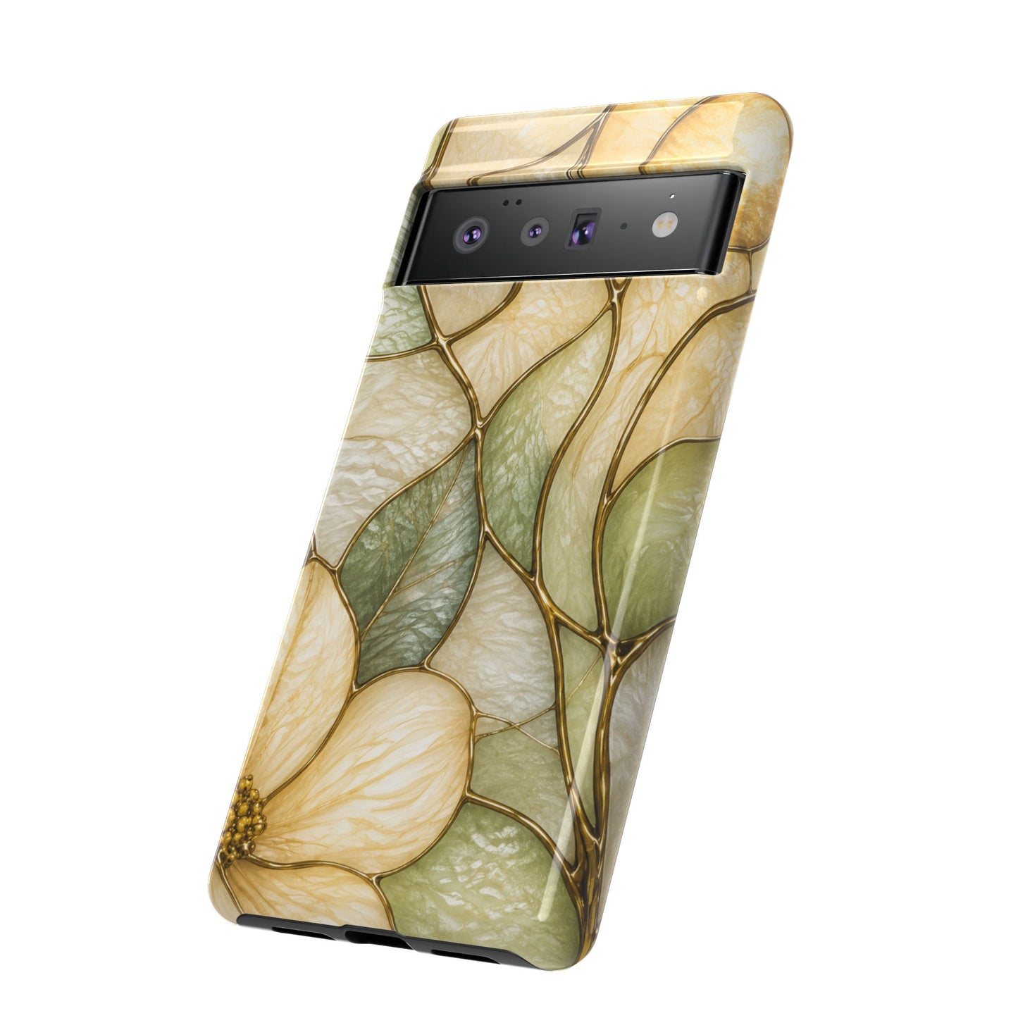 Sage & Sun Floral Stained Glass Tough Phone Case — Floral Protection