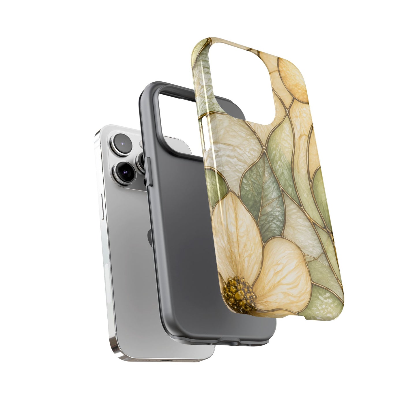 Sage & Sun Floral Stained Glass Tough Phone Case — Floral Protection