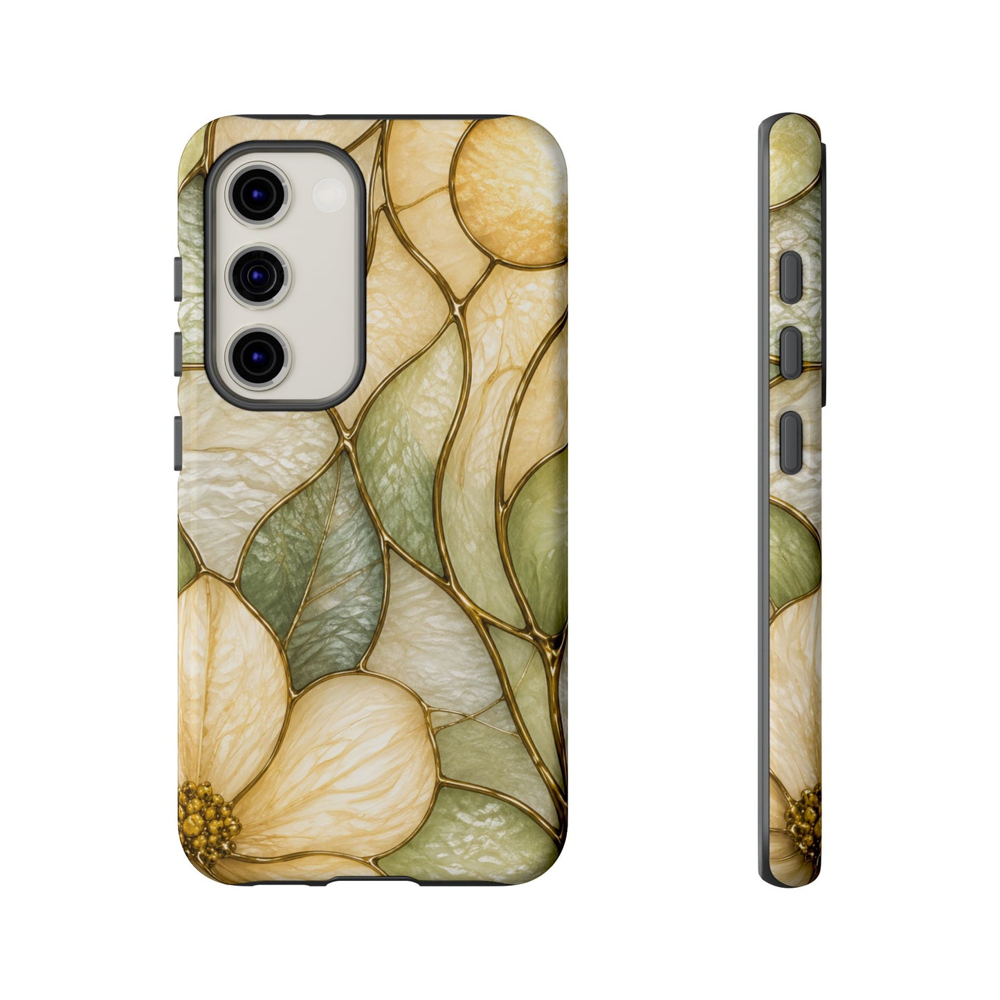 Sage & Sun Floral Stained Glass Tough Phone Case — Floral Protection