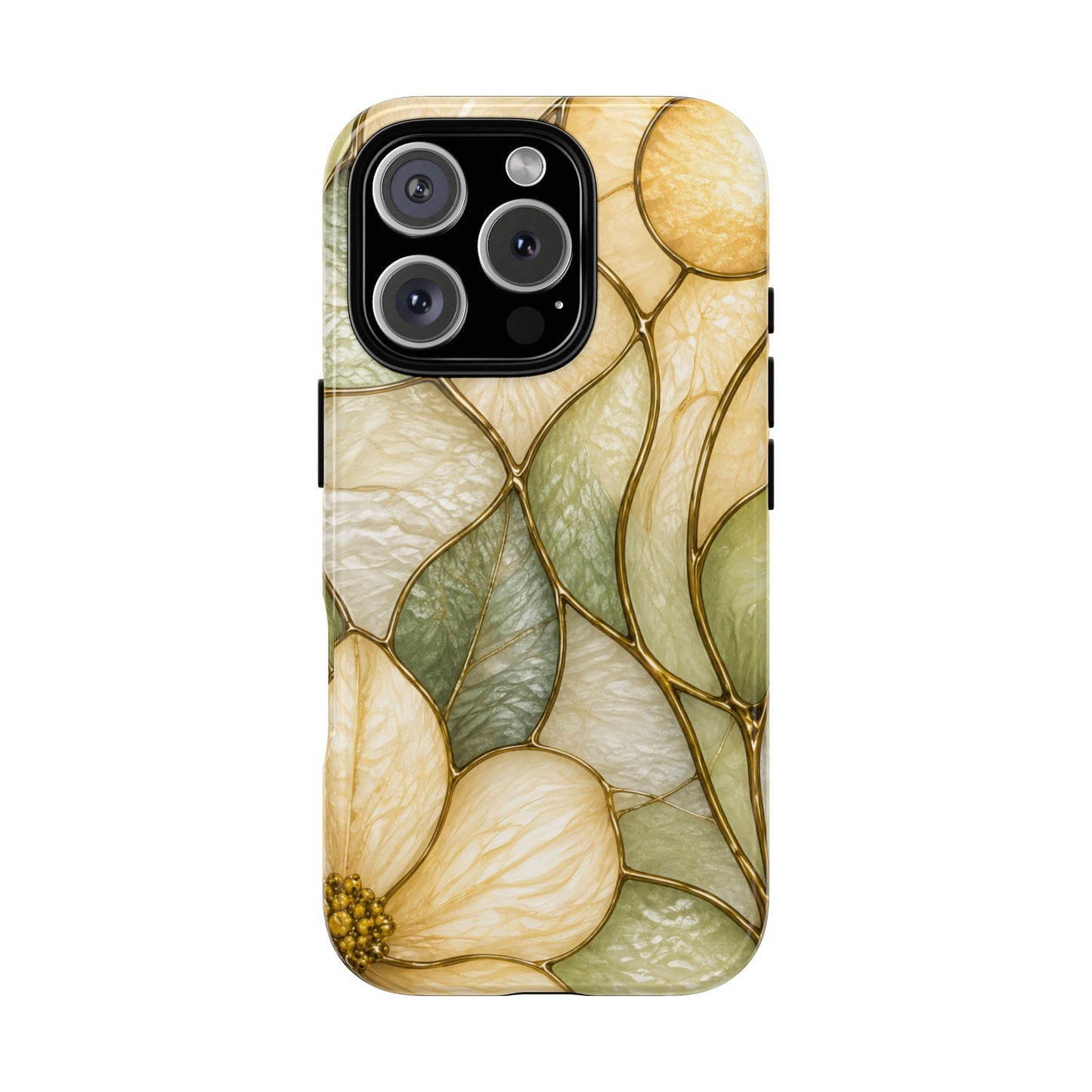 Sage & Sun Floral Stained Glass Tough Phone Case — Floral Protection