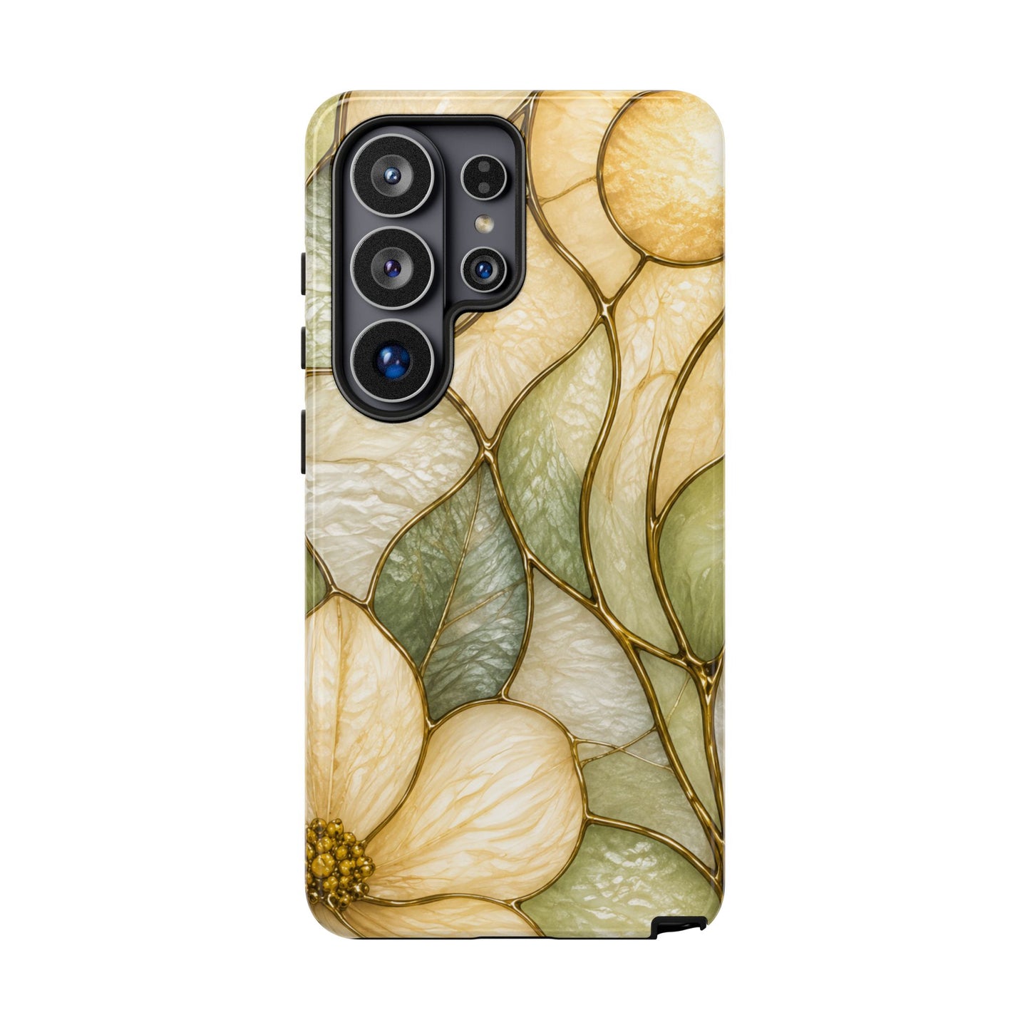 Sage & Sun Floral Stained Glass Tough Phone Case — Floral Protection