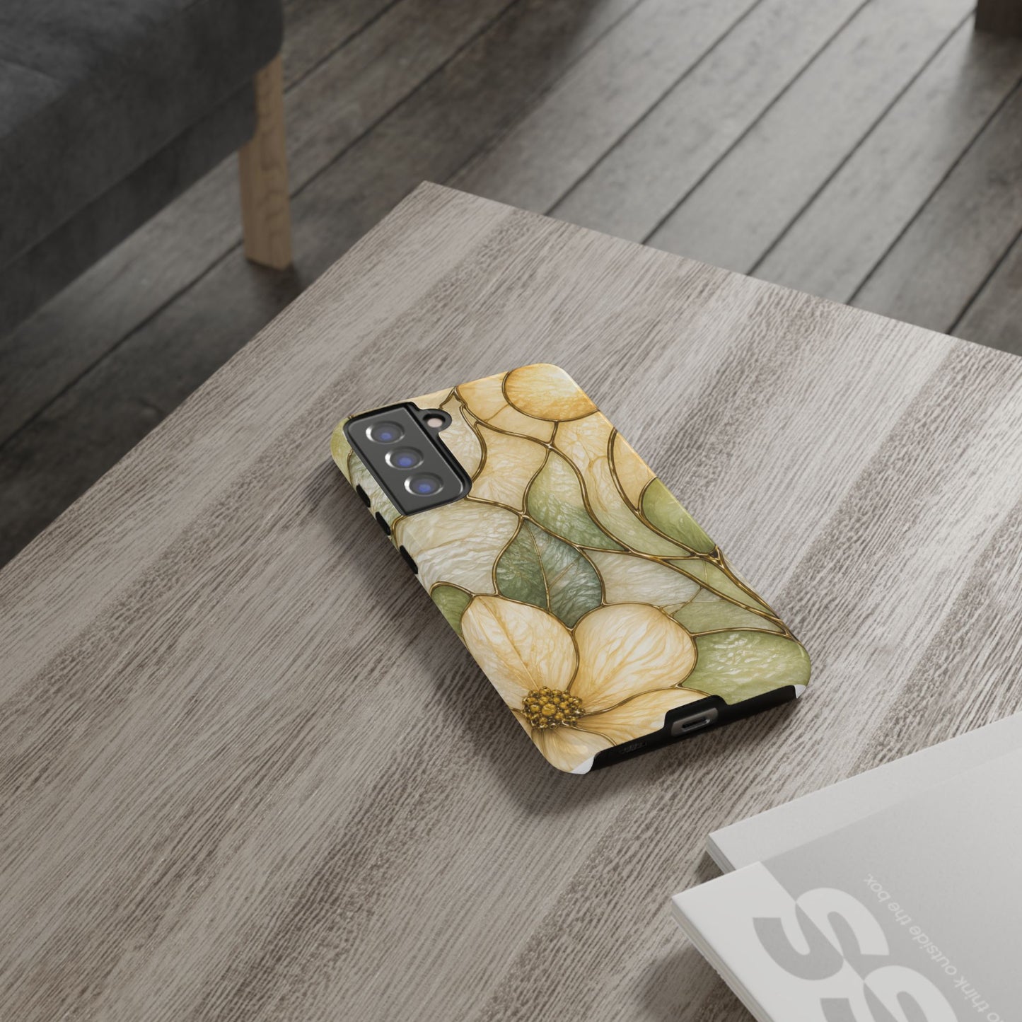 Sage & Sun Floral Stained Glass Tough Phone Case — Floral Protection