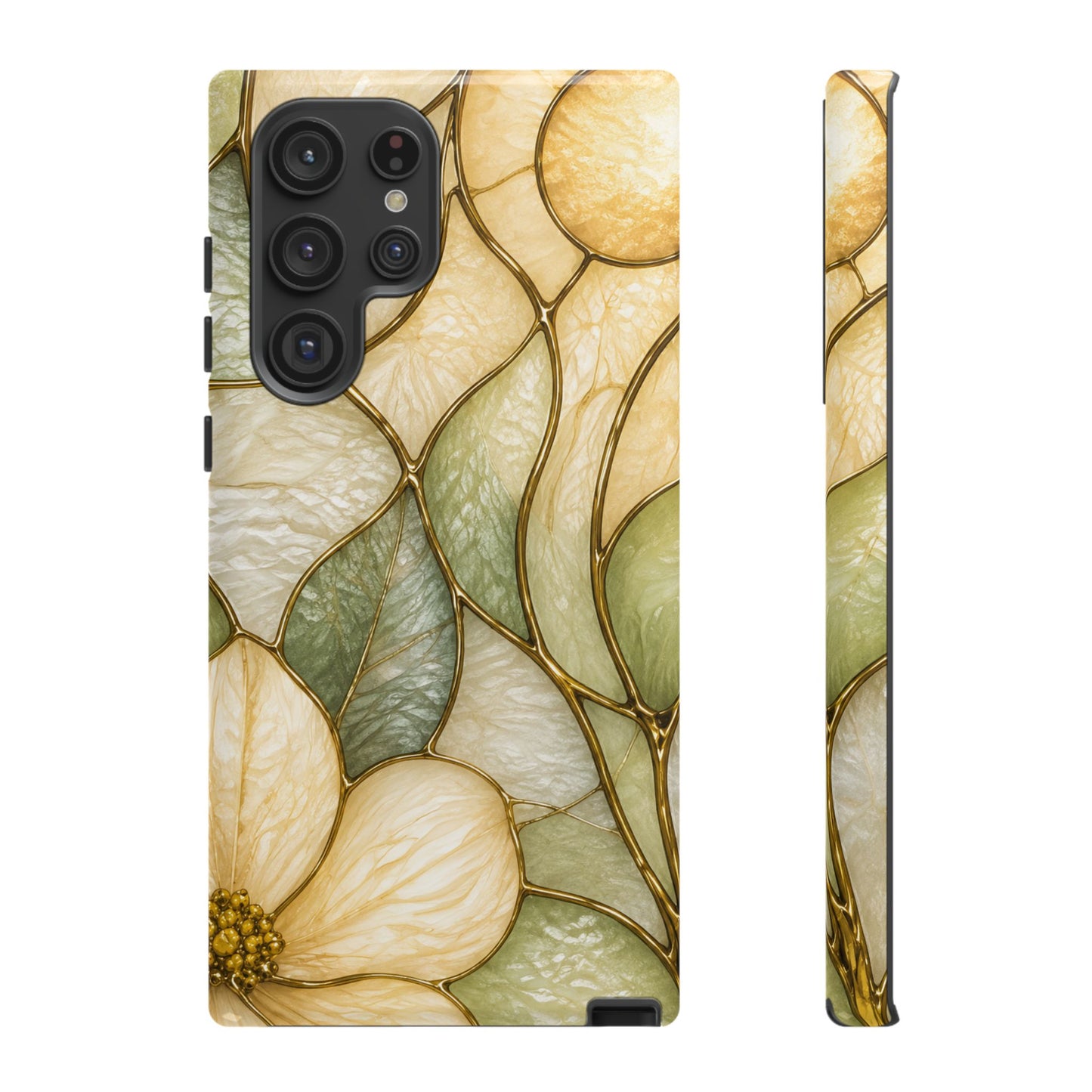 Sage & Sun Floral Stained Glass Tough Phone Case — Floral Protection