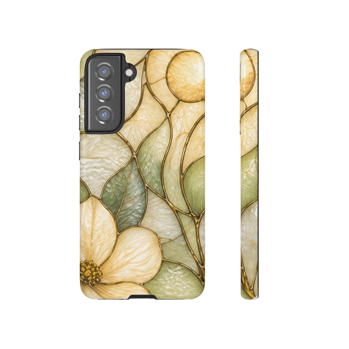 Sage & Sun Floral Stained Glass Tough Phone Case — Floral Protection