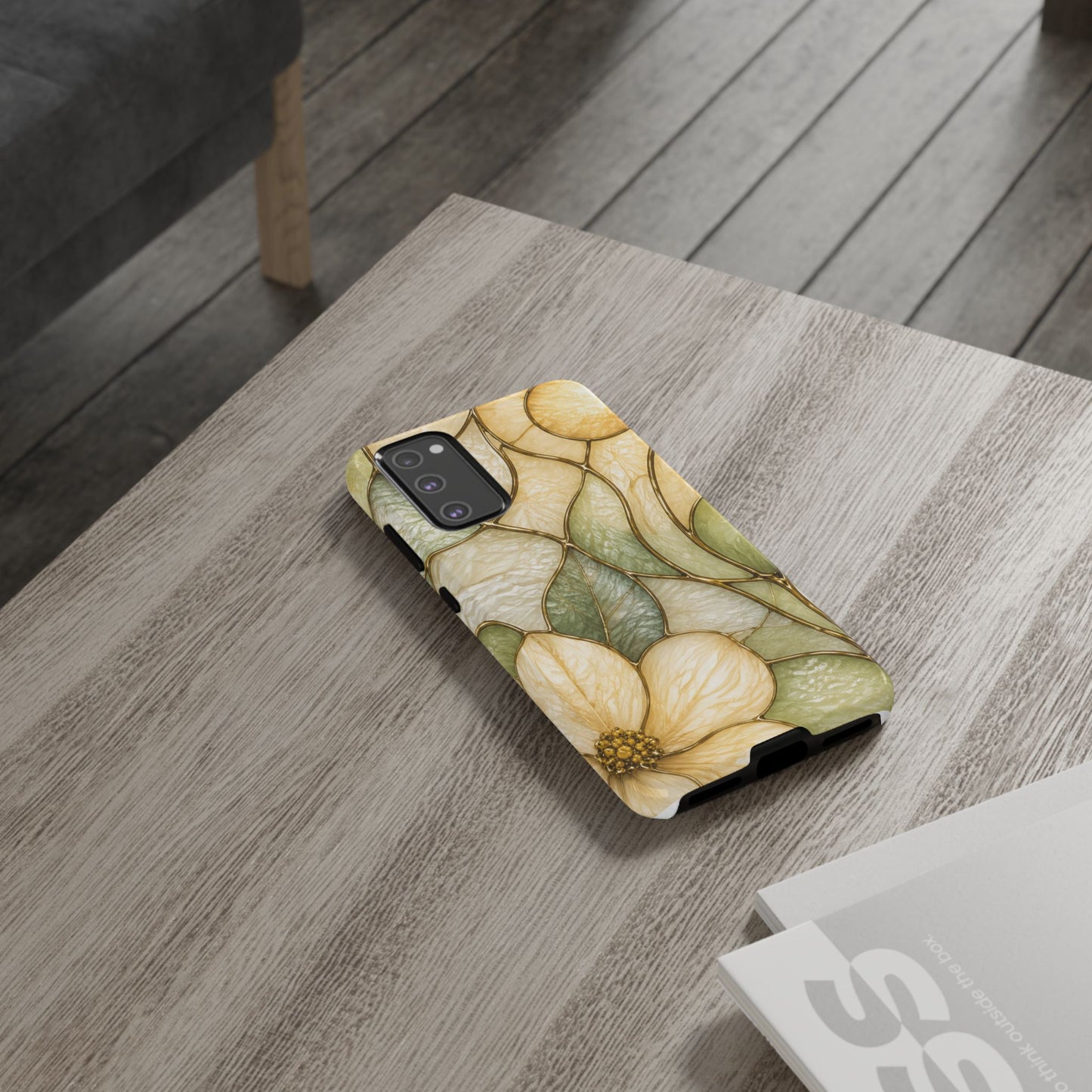 Sage & Sun Floral Stained Glass Tough Phone Case — Floral Protection