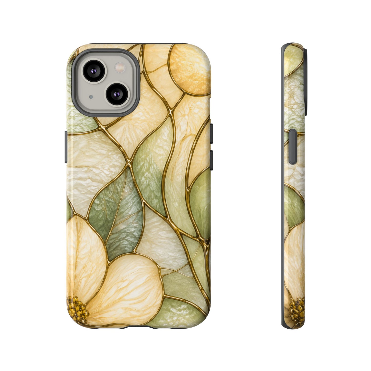 Sage & Sun Floral Stained Glass Tough Phone Case — Floral Protection