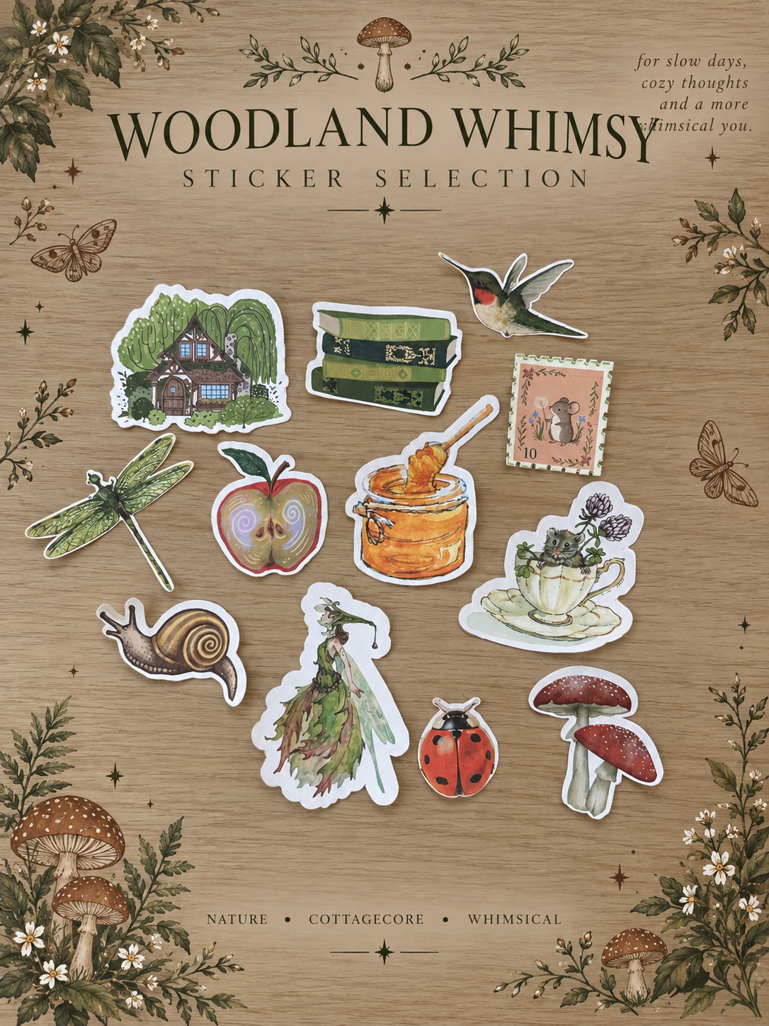 Woodland whimsy blind date with a book