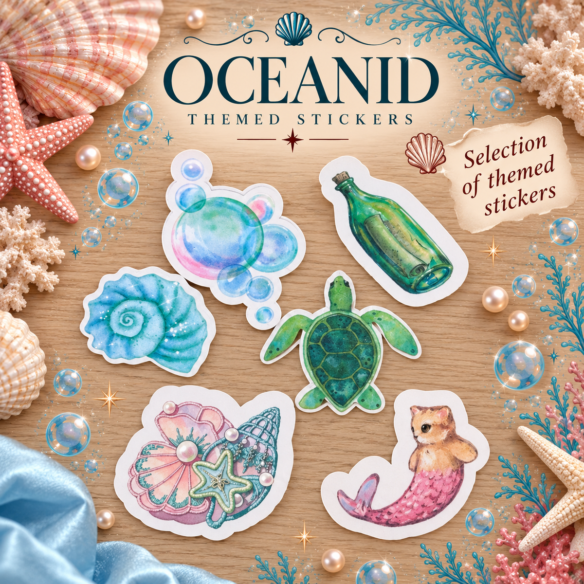 Oceanid blind date with a book (mermaid themed)