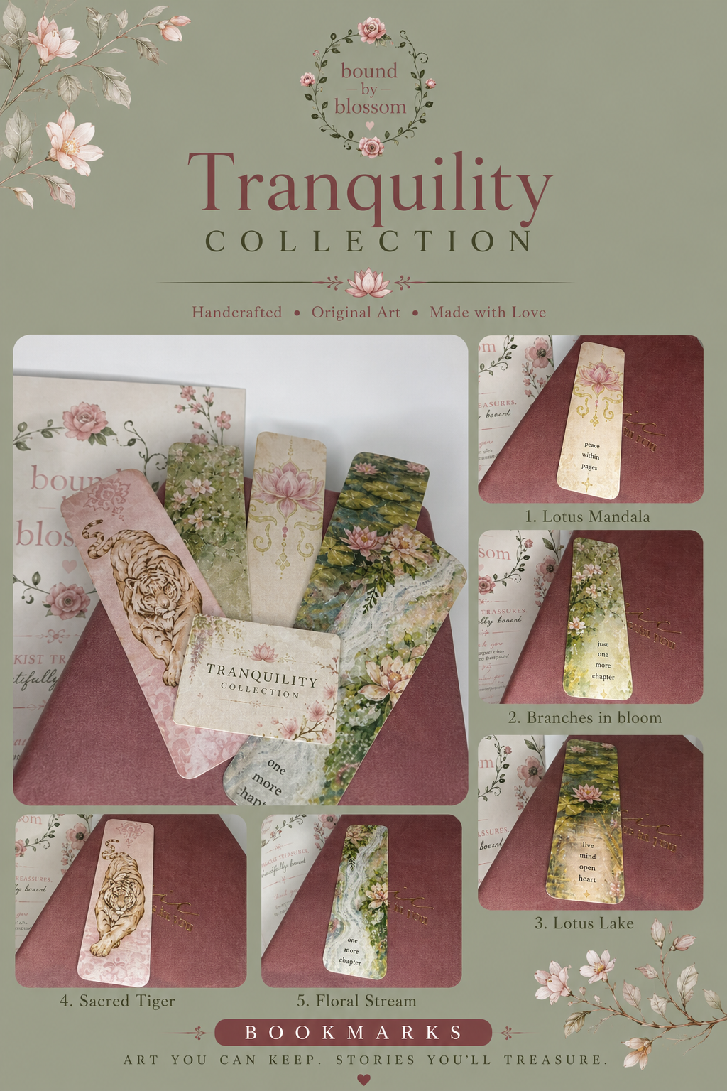 Bookmarks - Tranquility Collection