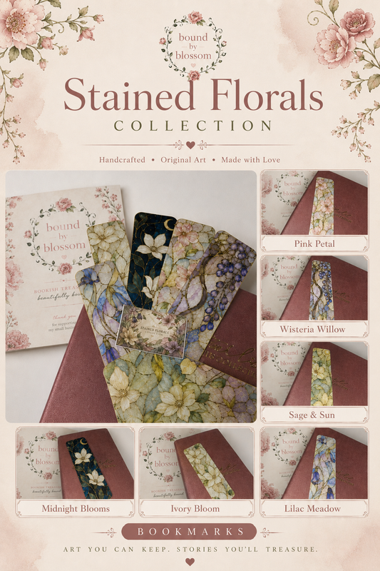 Bookmark - Stained Floral